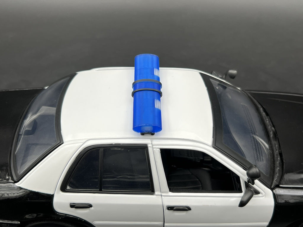 1/18 LED Ready Jetstrobe Jetstream Lightbar Blue Clear State Police Sheriff7