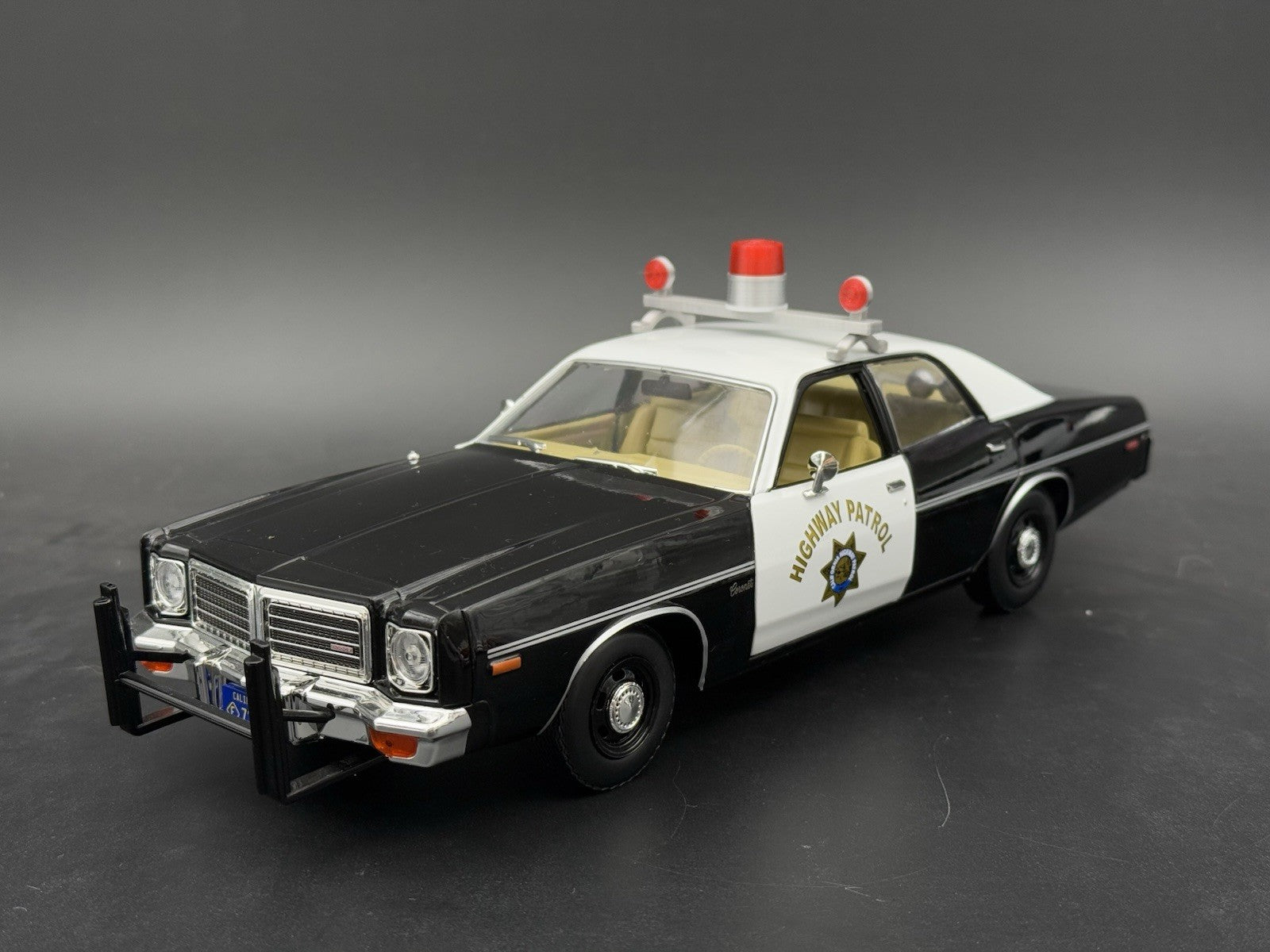 1/18 LED Ready Federal Visibar CJ 184 284 Red Beacon Red Lollipop Police Light2