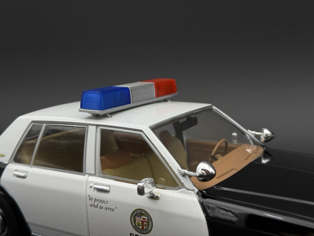 1/18 Blue Red California Twinsonic Lightbar Police Sheriff Highway Patrol 1821CA7