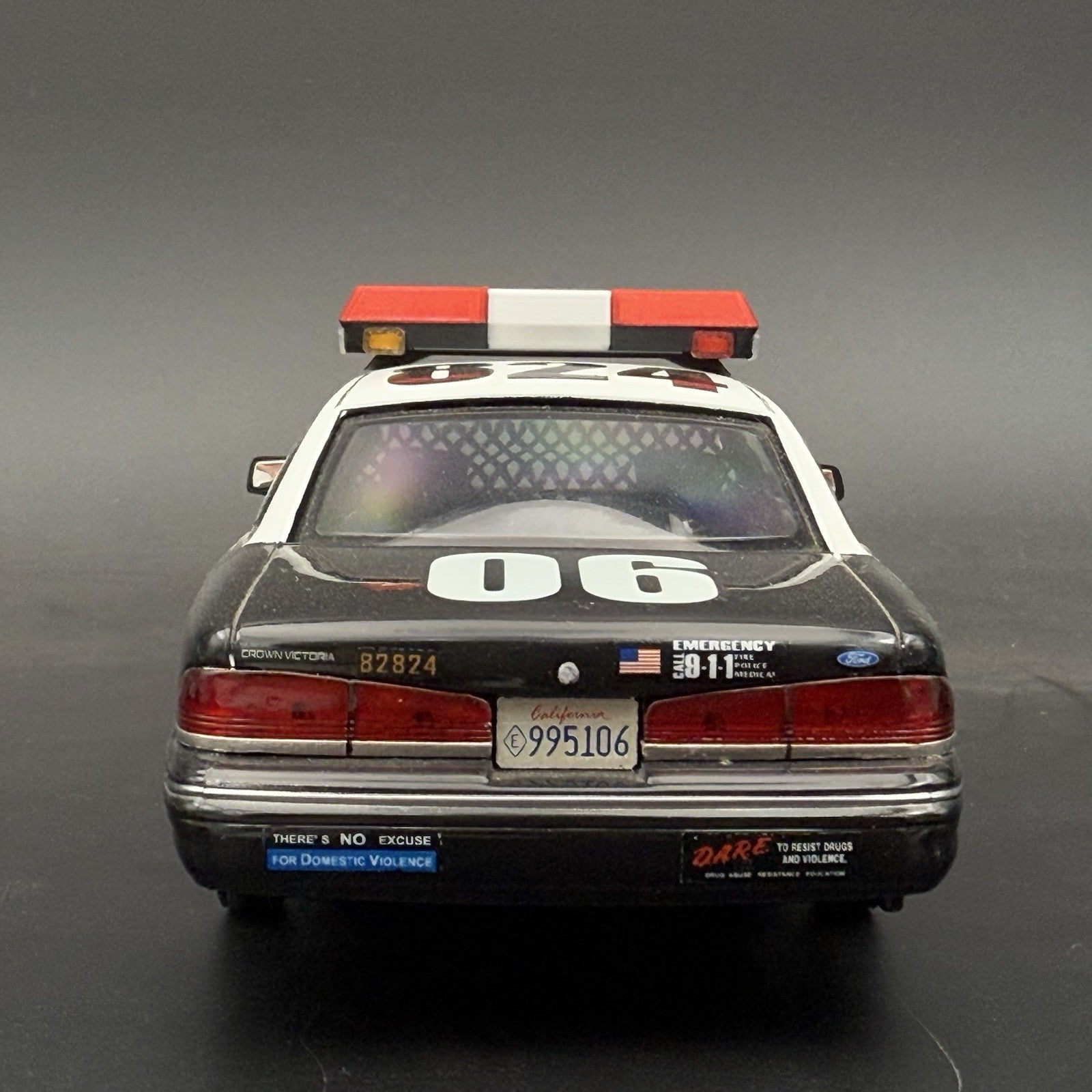 1/18 Scale Red Chrome Streethawk Lightbar New York Police Sheriff Fire13