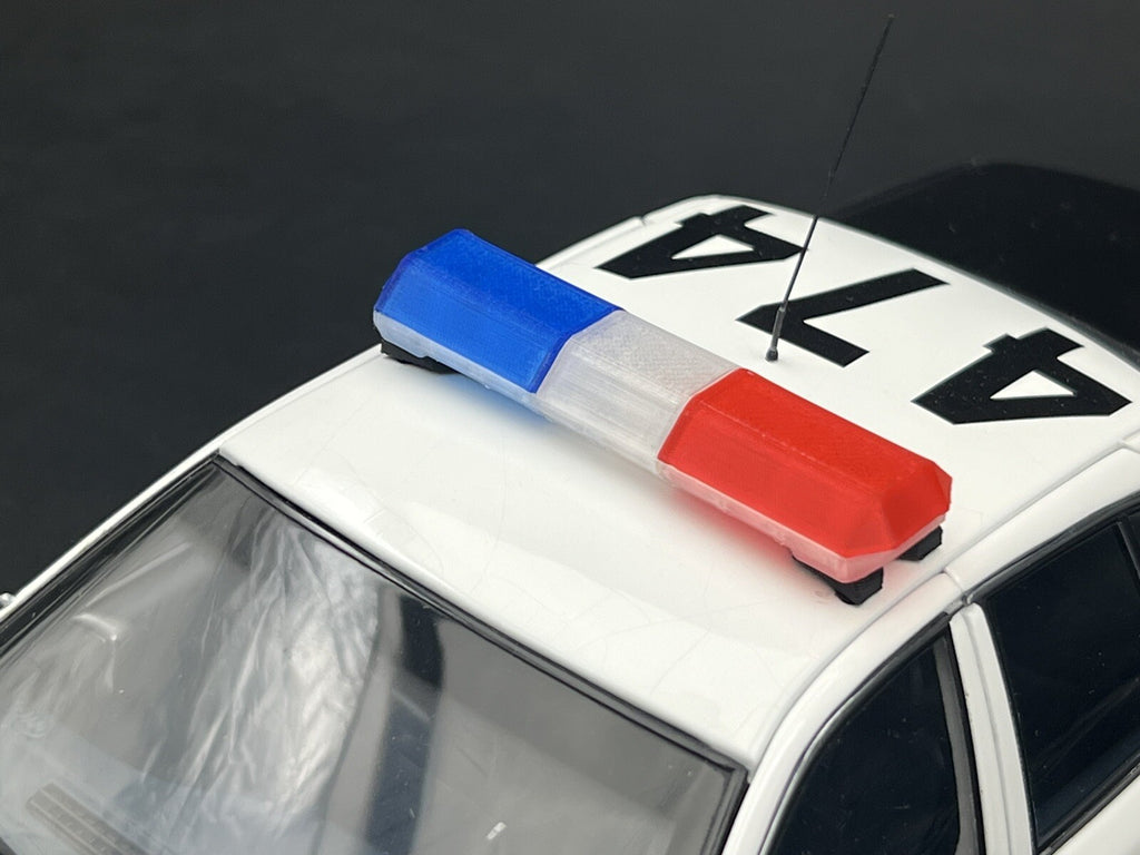 1/18 Scale Blue Clear Red Code 3 MX7000 Lightbar LAPD LASD Sheriff State Police7