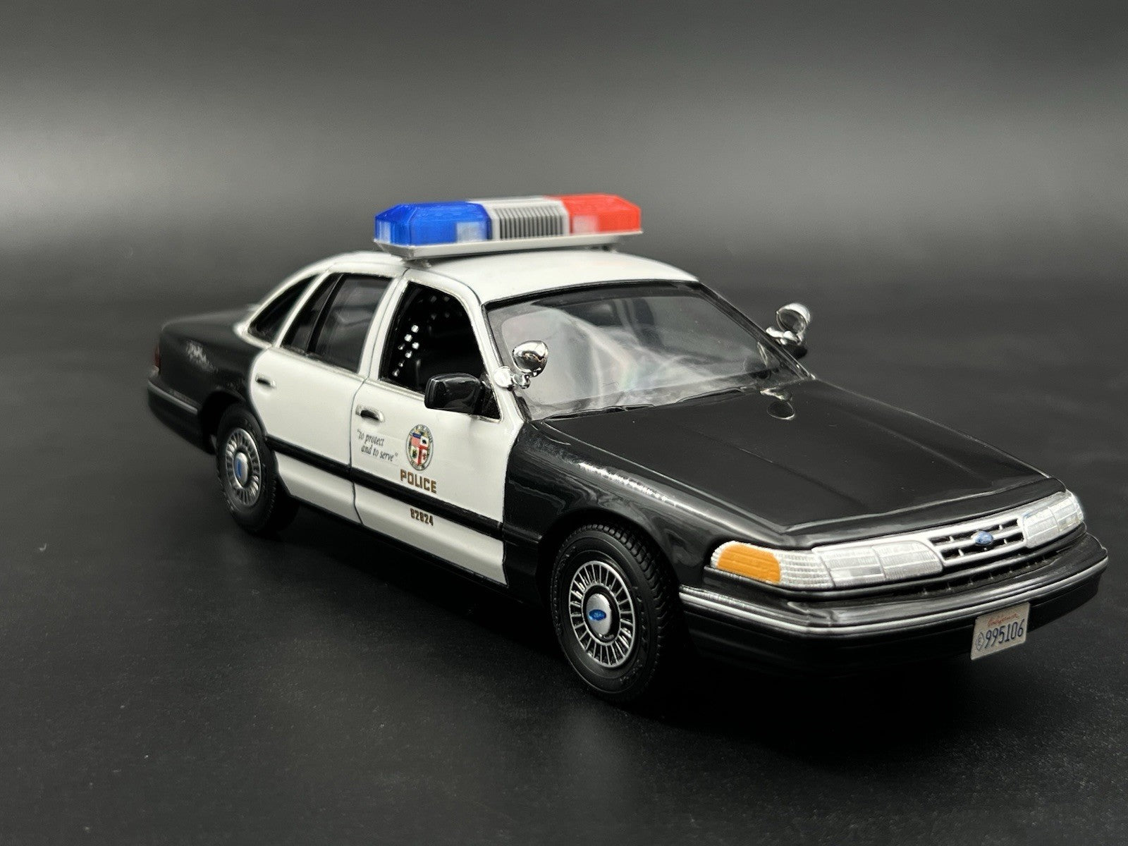 1/24 1/25 Blue Red Smith Wesson 8780 8880 8980 Lightbar Police Sheriff Fire17
