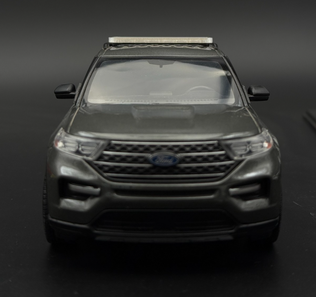 1/24 1/25 Scale Model LED Compatible Clear Narrow Lightbar Police Fire 2472C7