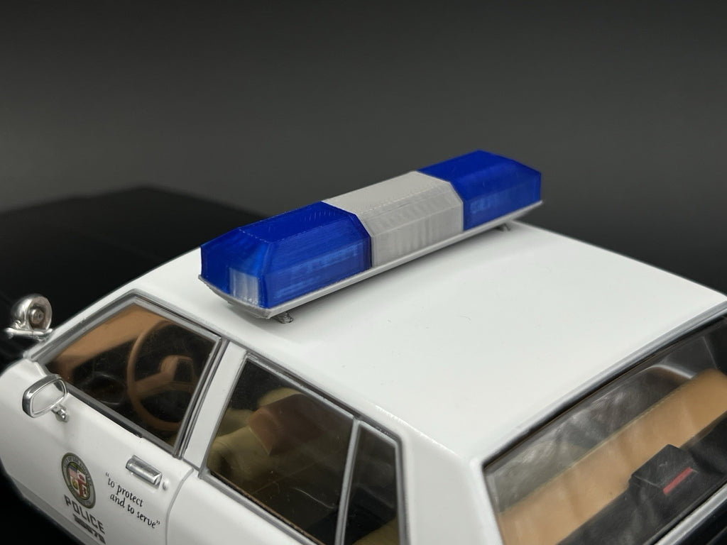 1/18 Blue Smith Wesson 8780 8880 8980 Lightbar Police Sheriff Fire15