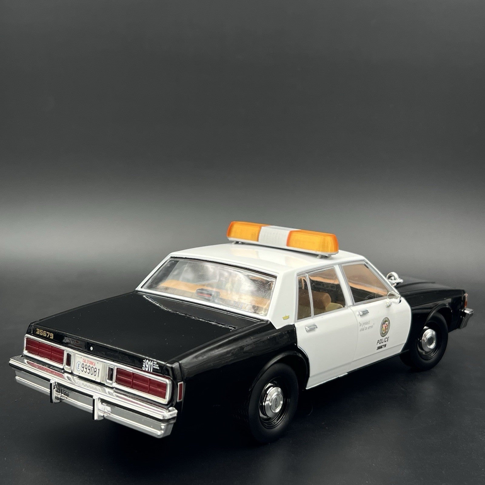 1/18 Amber Whelen 80H 90H 8000 Lightbar Police Security Park Patrol Work Truck7