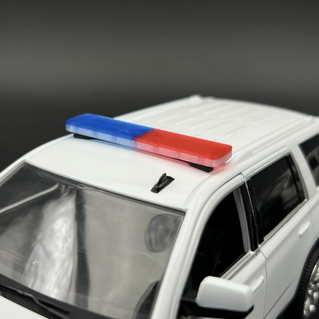 1/24 25 27 LED Compatible Tahoe Width XL Legend Lightbar Blue Red Sheriff Police6