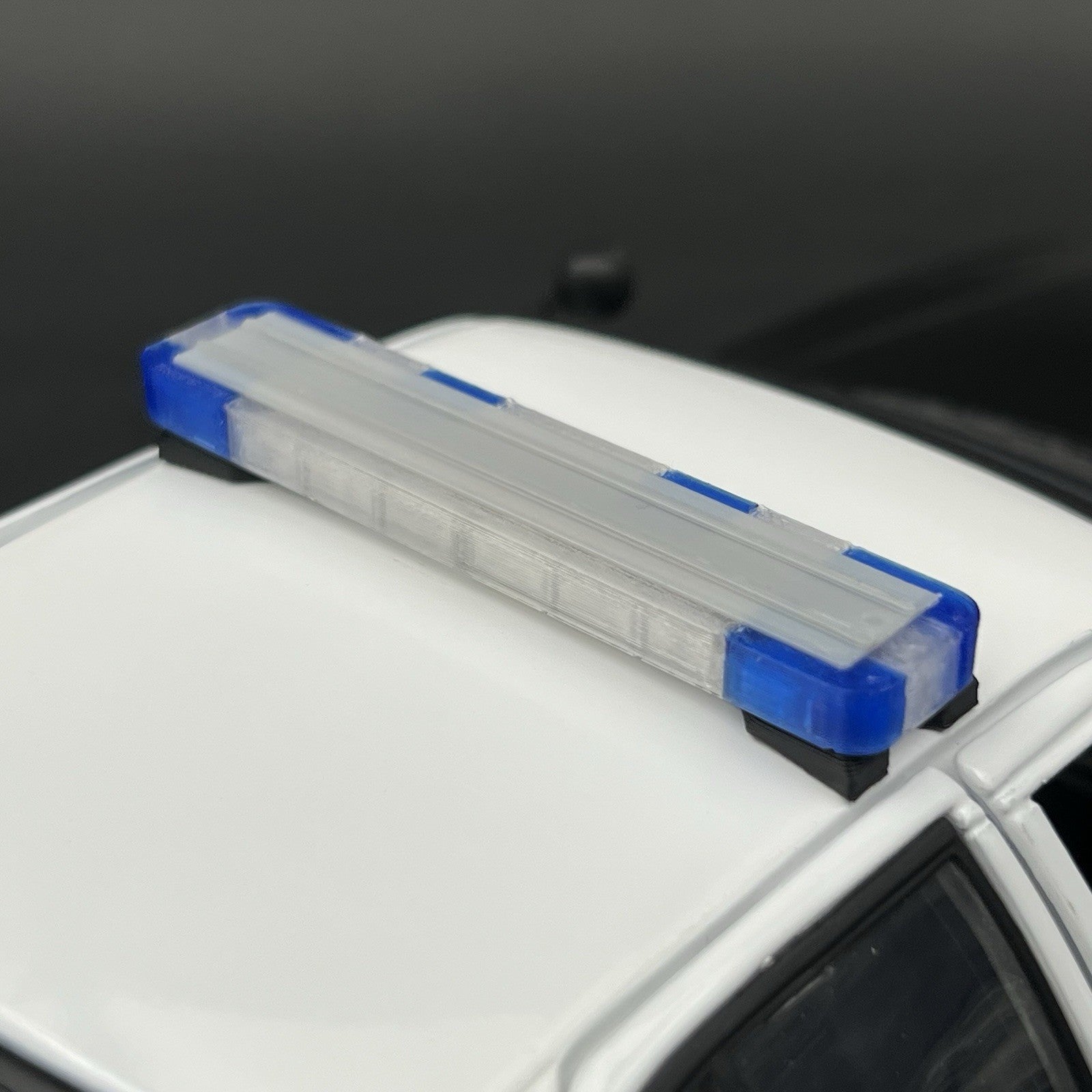 1/18 LED Ready Whelen Edge Maui Hawaii Honolulu Police Lightbar Blue Clear4