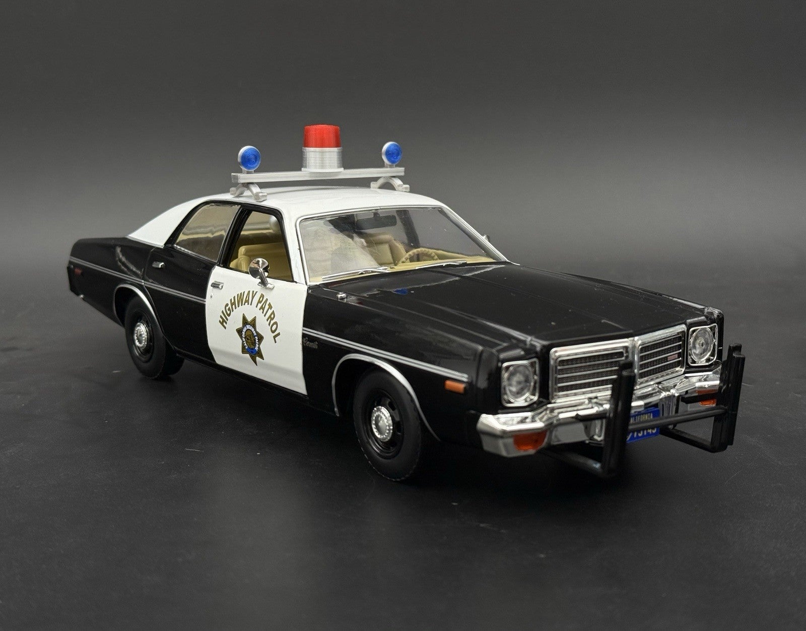 1/24 25 Scale Visibar CJ 184 284 Blue Beacon Red Lollipop Police Light 2456BRB4