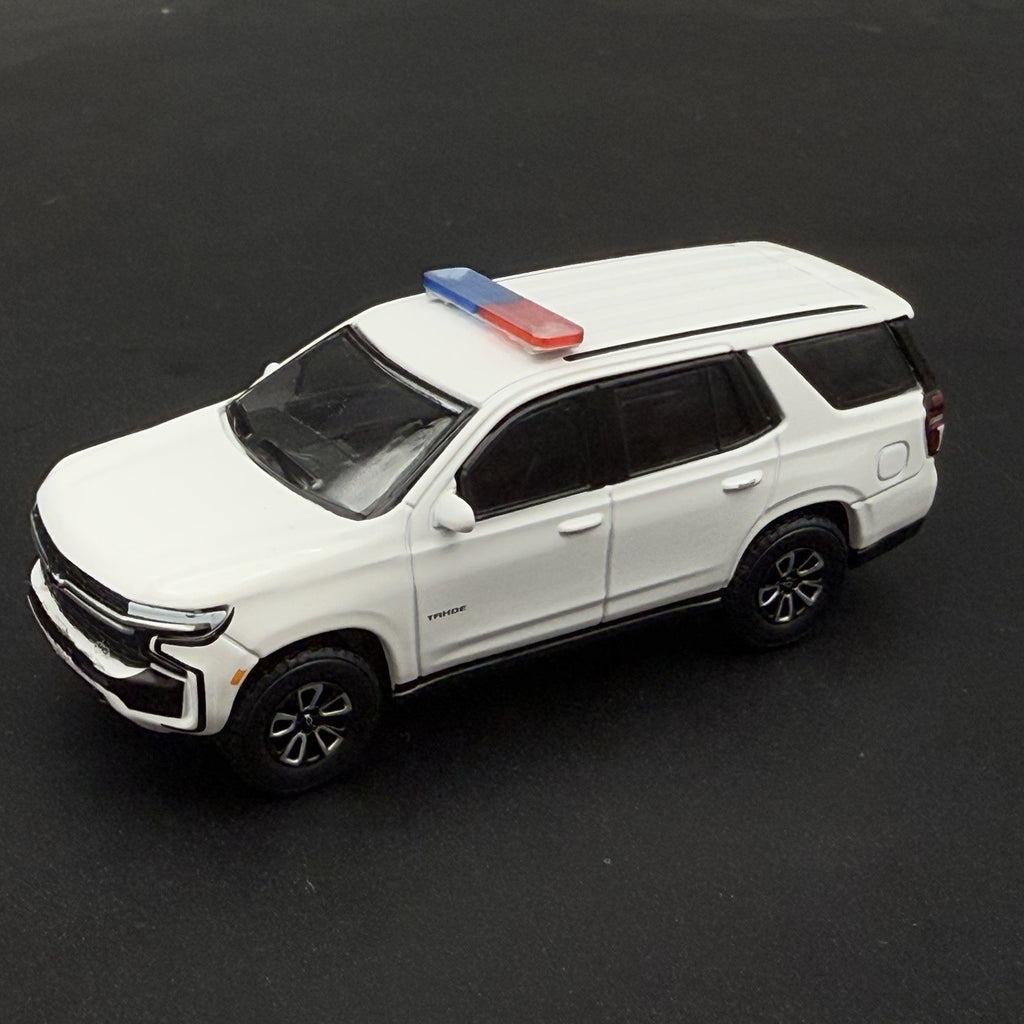 2-Pack 1/64 Scale Model Silver Top Blue Red LED Style Whelen Lightbar 6402BRS4
