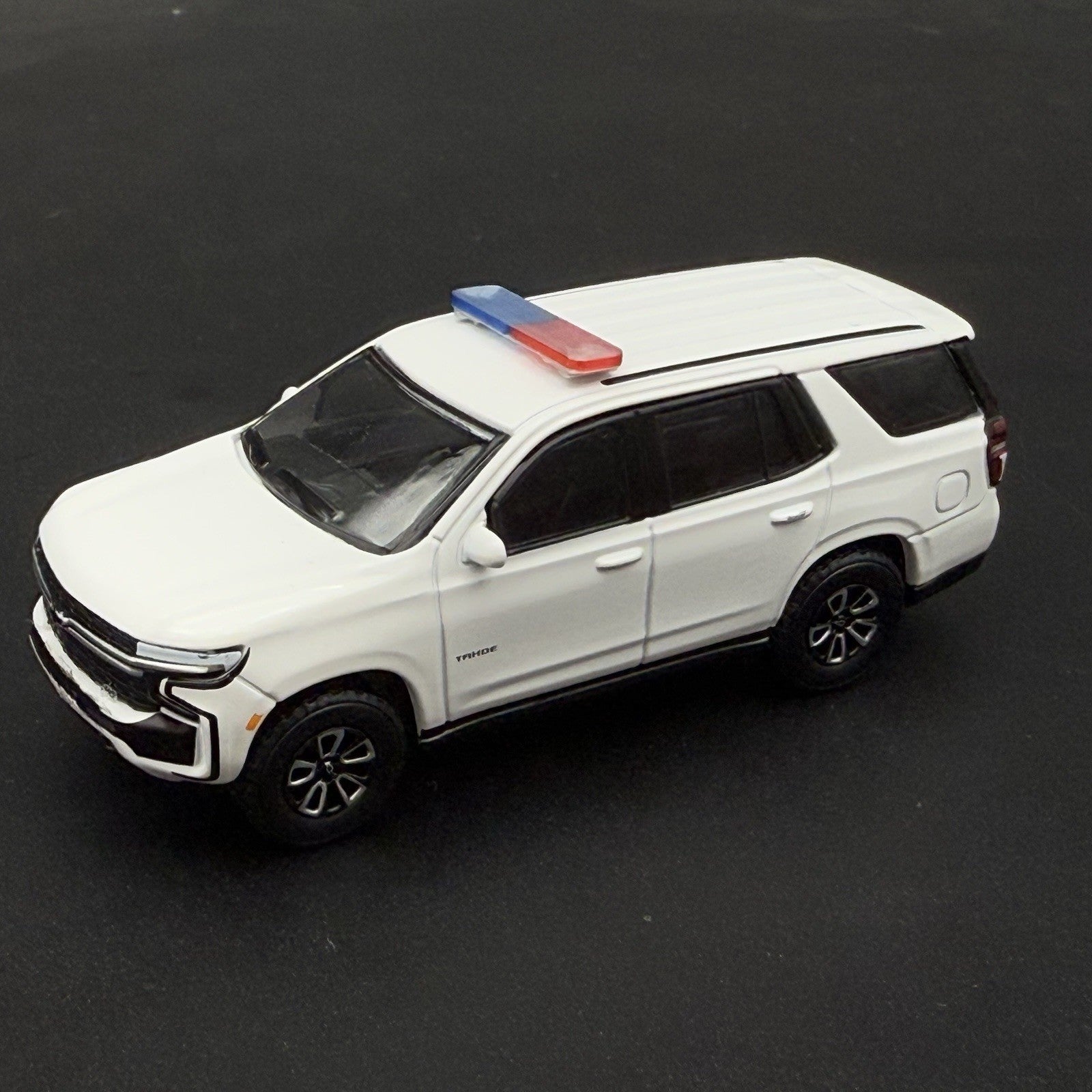 2-Pack 1/64 Scale Model Silver Top Blue Red LED Style Whelen Lightbar 6402BRS4