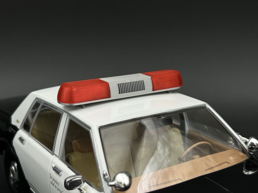 1/18 Extra Wide XL Red Whelen 80H 90H 8000 Lightbar Police Sheriff Fire13