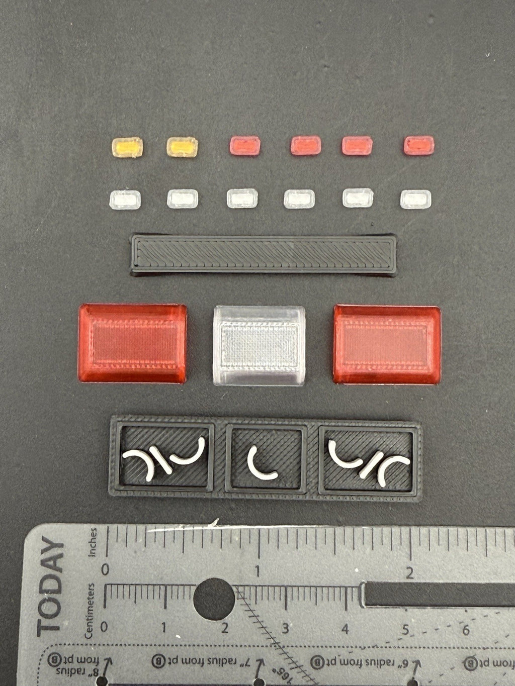 1/24 25 Scale Red Streethawk Lightbar New York Police Sheriff Fire 2464RClear13
