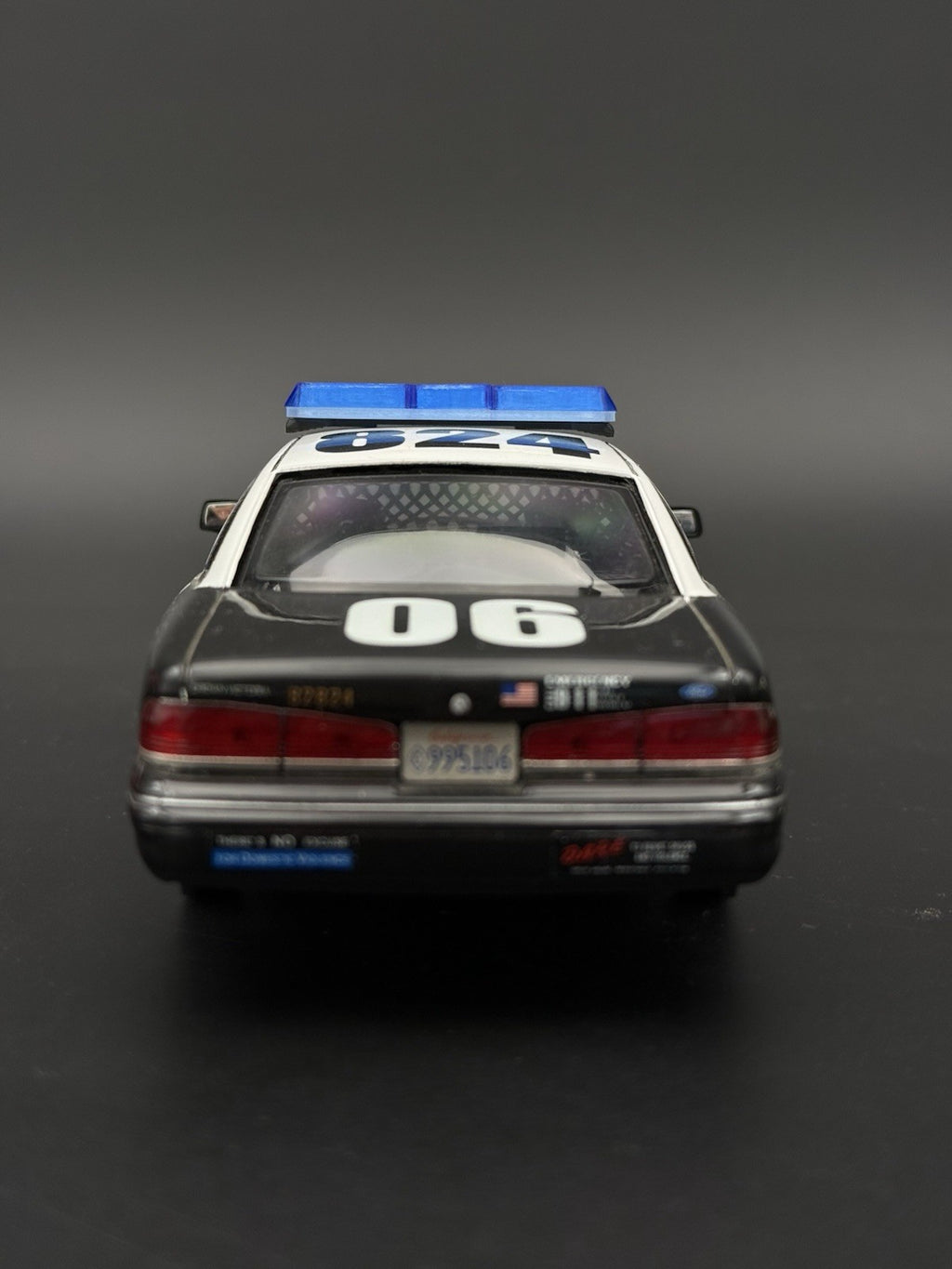 1/24 25 Scale Model Blue Code 3 Excalibur Lightbar Police 2415B8