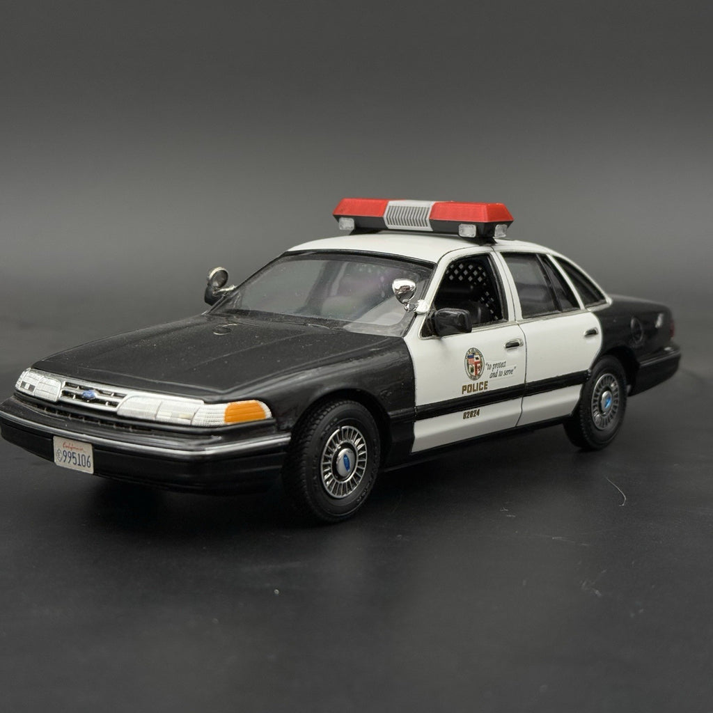 1/24 25 Scale Red Chrome Streethawk Lightbar New York Police Sheriff Fire5