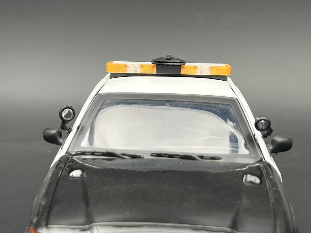 1/18 LED Ready Whelen Edge Lightbar Amber w/ Speaker Security Work Truck Tow1