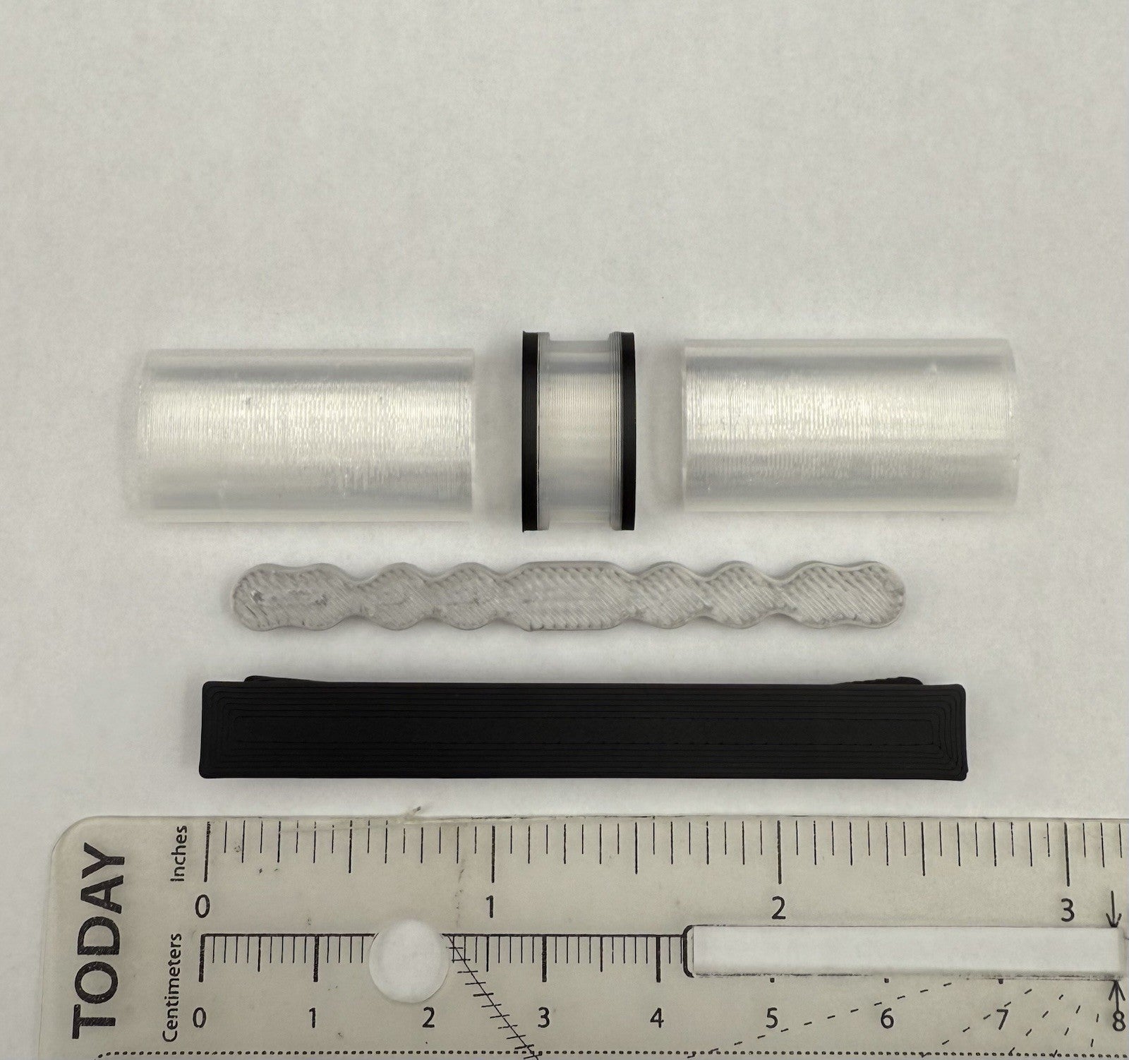1/18 LED Compatible Jetstrobe Jetstream Lightbar Clear Police Sheriff Fire1