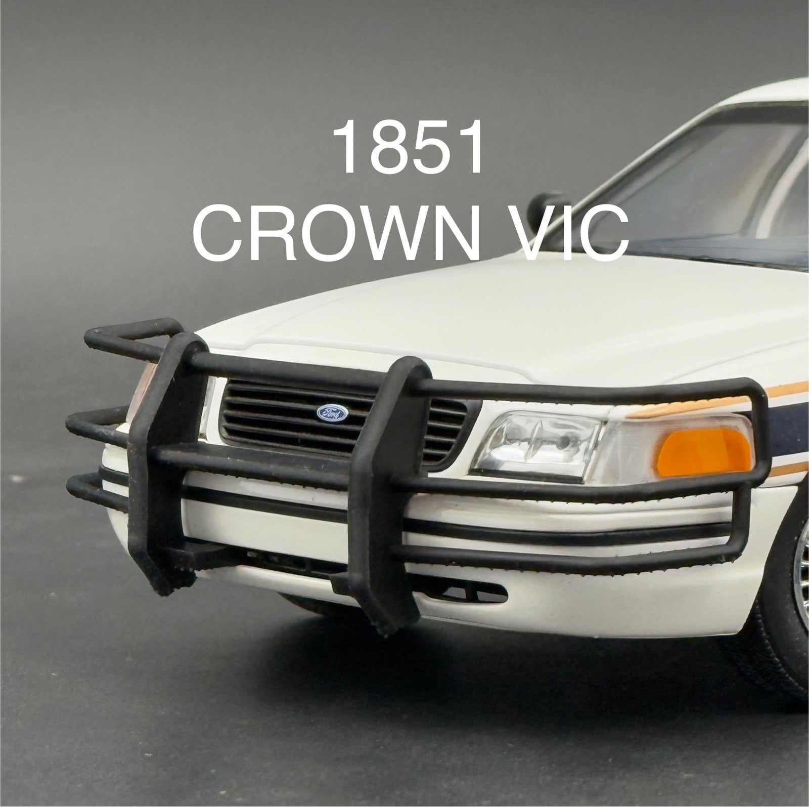 1/18 Scale Model Go Rhino Wrap Around Push Bumper Pushbar Crown Vic Police 18510