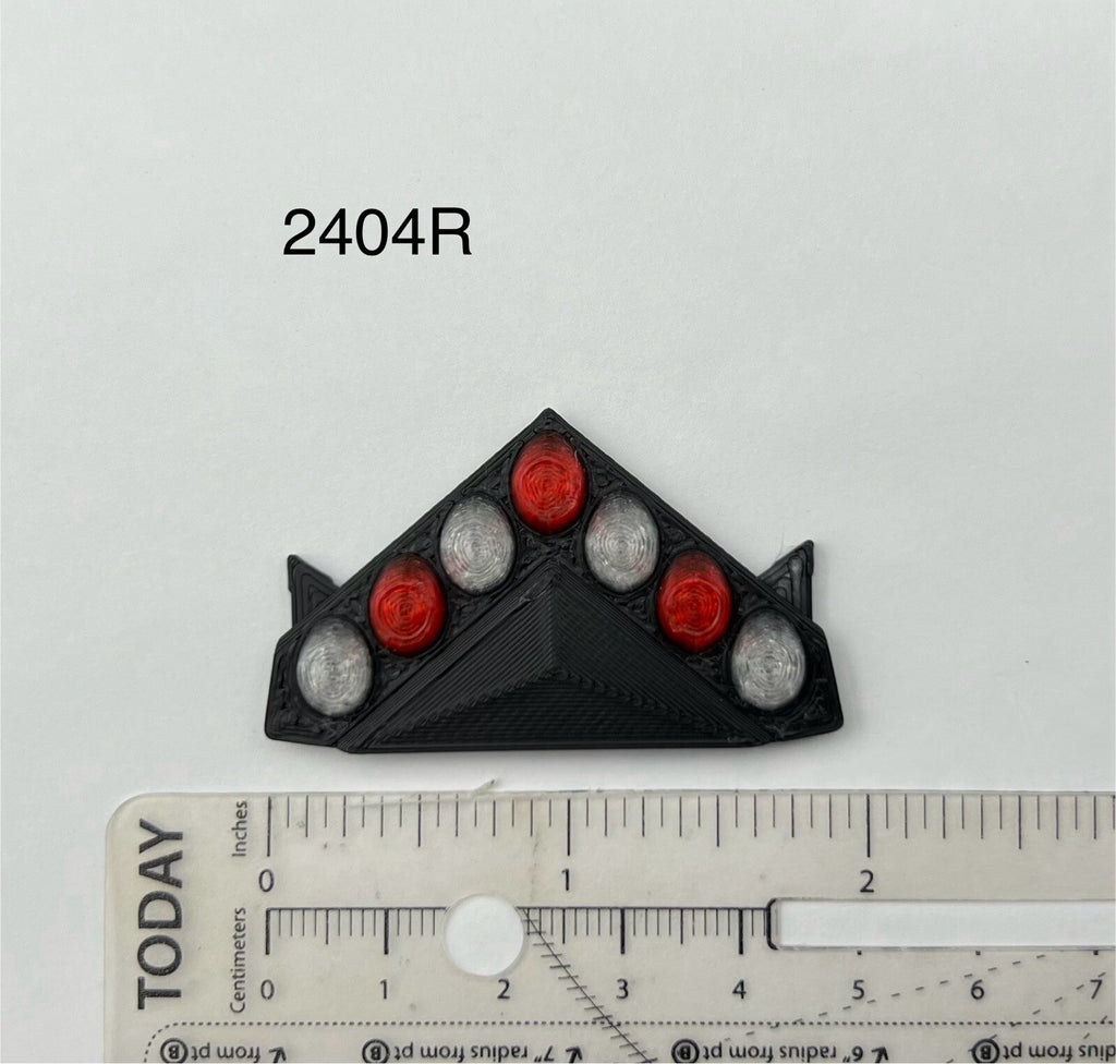 1/24 25 27 LED Ready NYPD Red Federal Signal Vision SLR Lightbar Police Car0