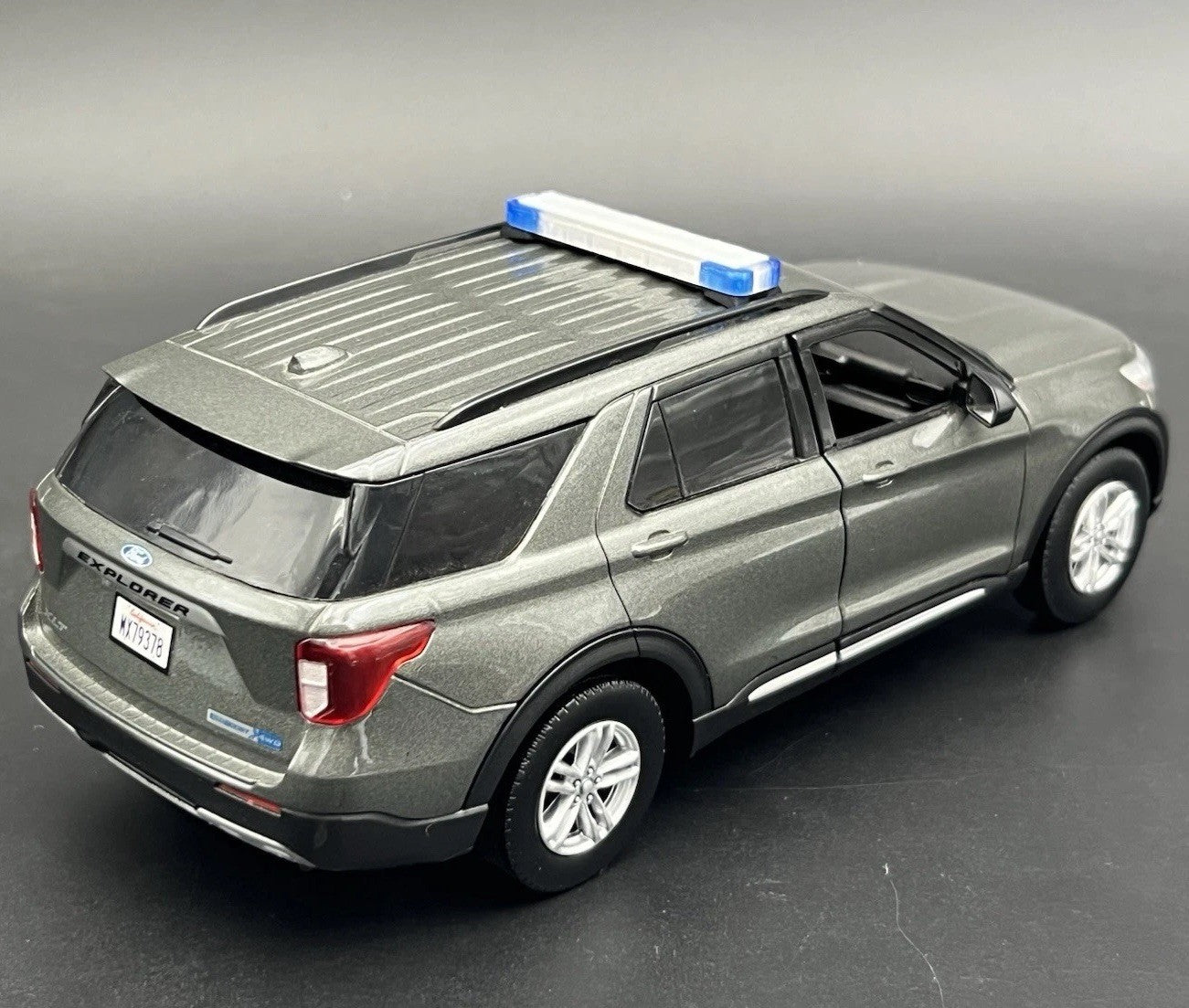 1/24 25 27 LED Ready Whelen Edge Maui Hawaii Honolulu Police Lightbar Blue Clear10