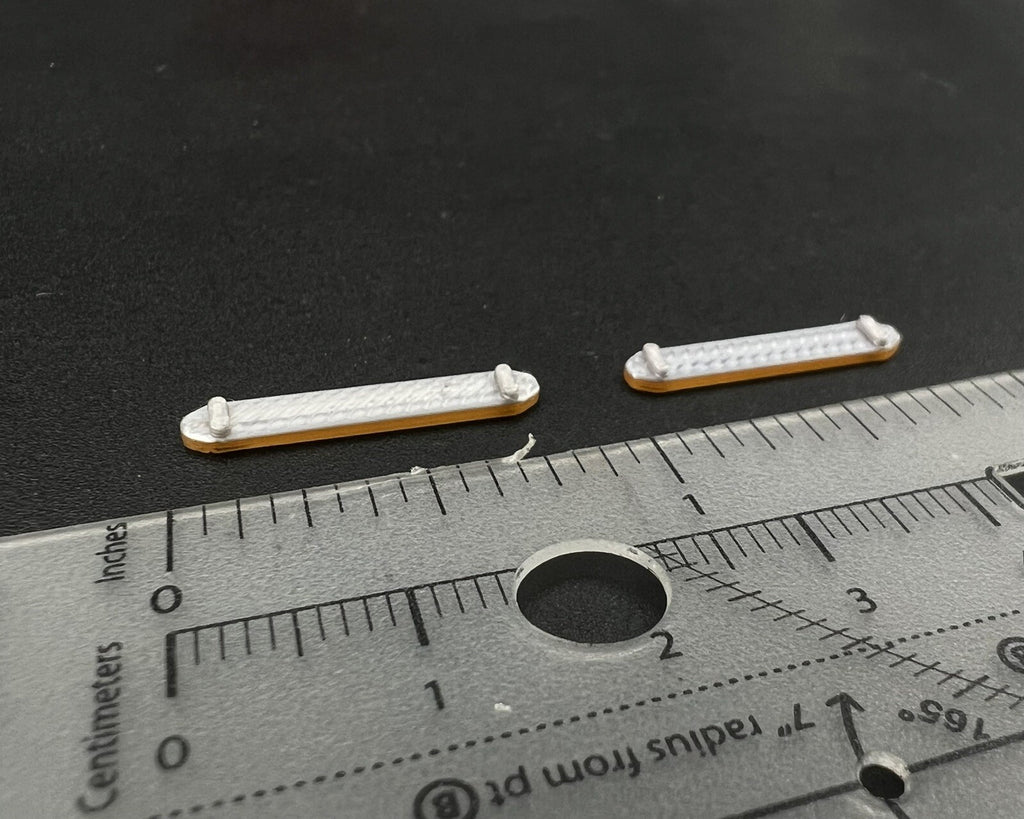 2 Pack 1/64 Amber LED Style Narrow Lightbar Greenlight Work Tow Construction5