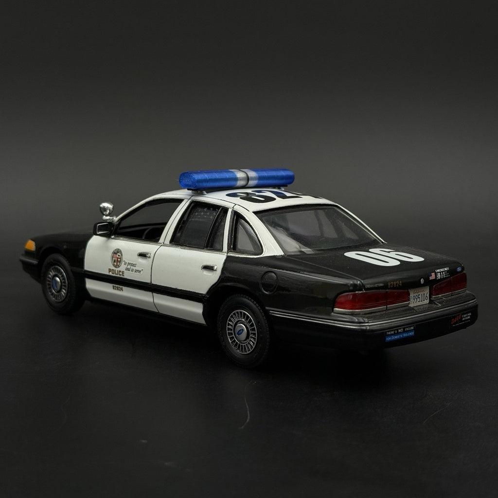 1/24 1/25 LED Ready AeroDynic Blue Clear Lightbar Police Sheriff State Trooper5