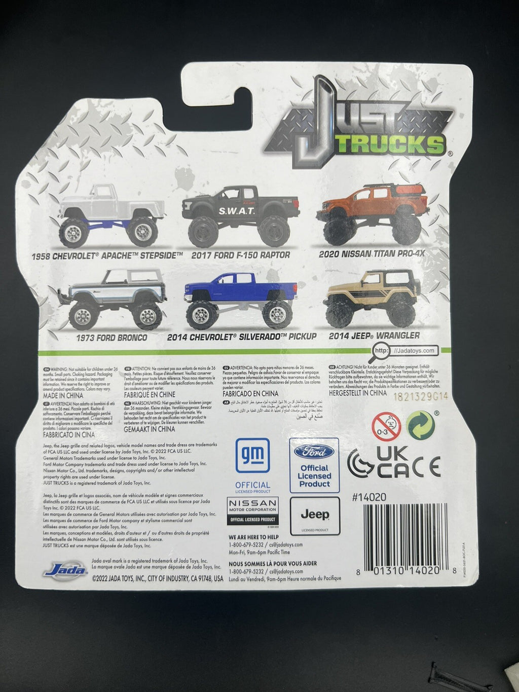JADA 2021 1/64 DIE CAST JUST TRUCKS ORANGE 2020 NISSAN TITAN PRO-4X WAVE 36 NEW1