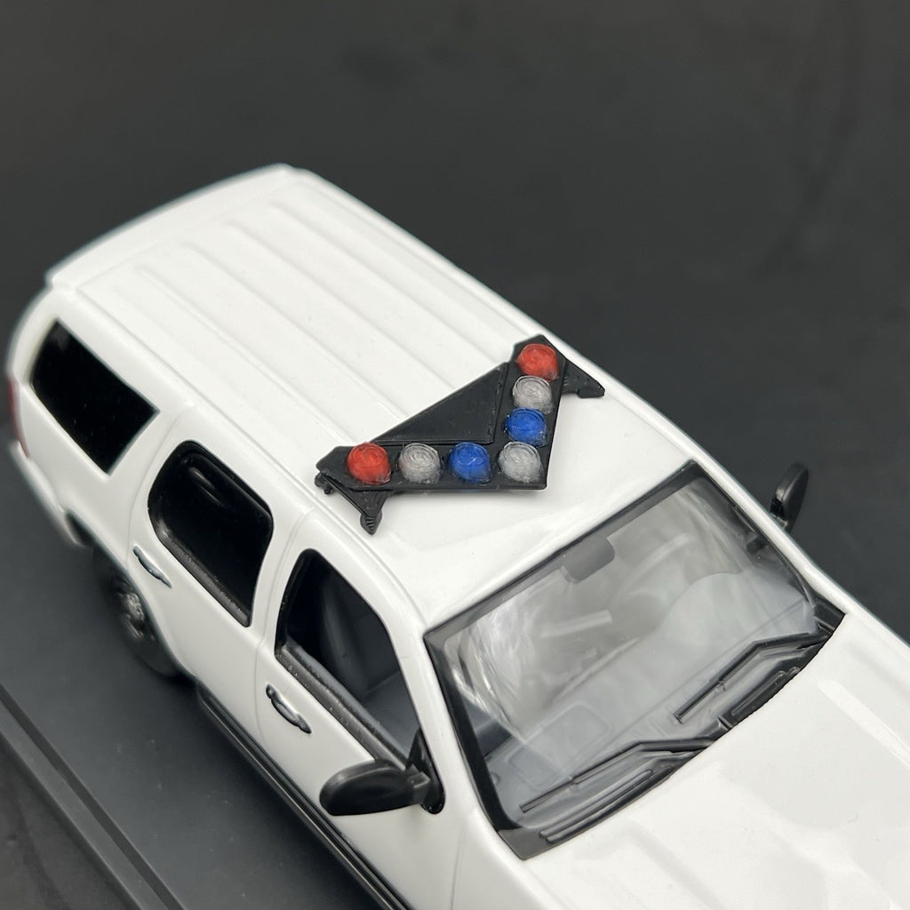 2 Pack 1/43 LVMPD Red Blue Federal Signal Vision SLR Lightbar Las Vegas Police3