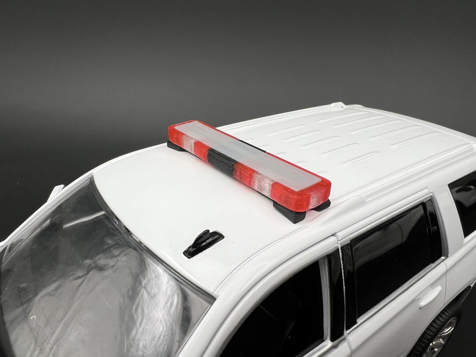 1/24 25 27 LED Ready Whelen Edge Lightbar Red Highway Patrol State Police Fire4