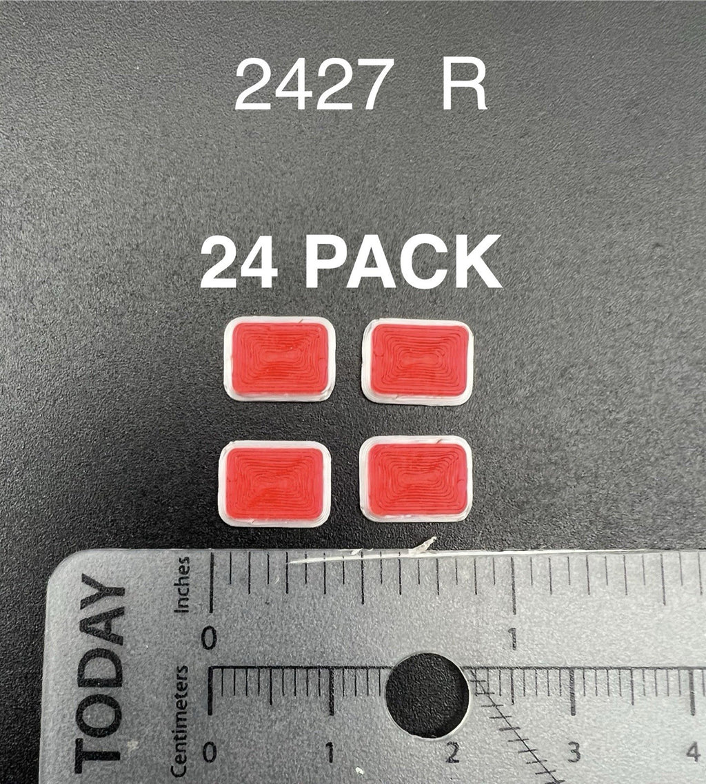 24-Pack 1/24 25 Scale Model Red Whelen 900 for Model Ambulance 2427R0