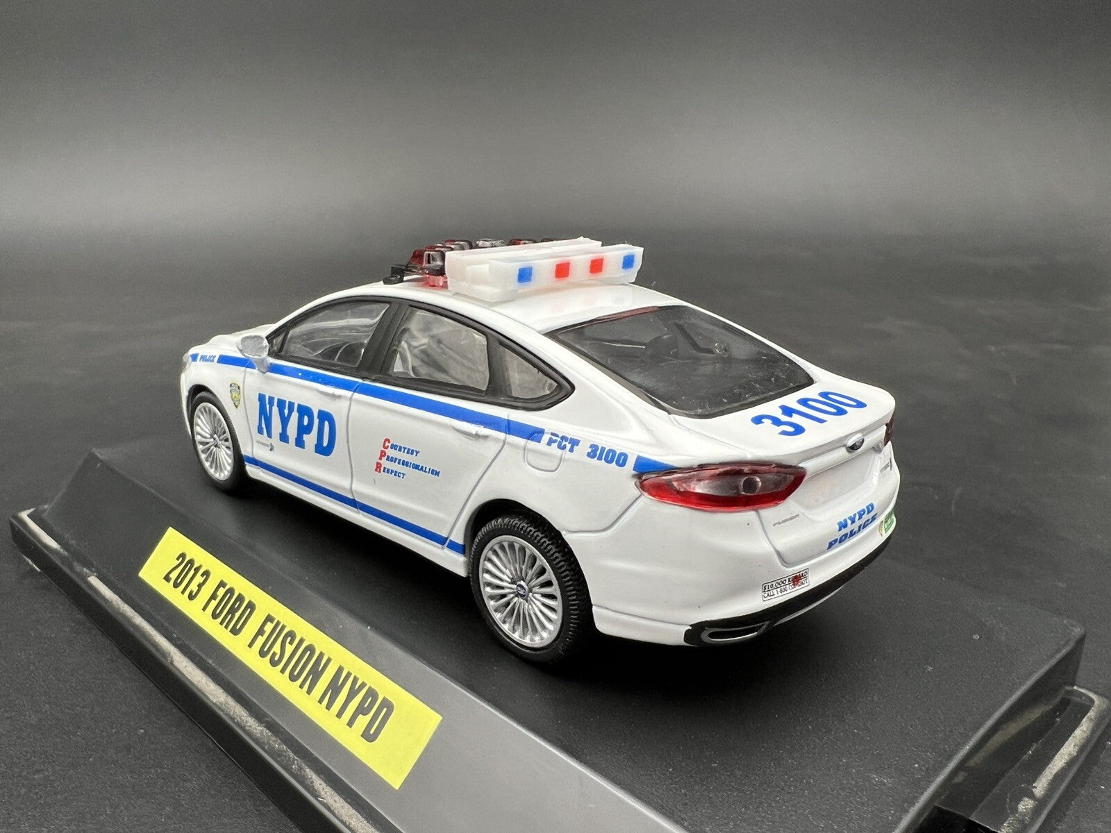 1/43 NYPD Highway Patrol (Down) High Riser Lightbar New York Police Sheriff5