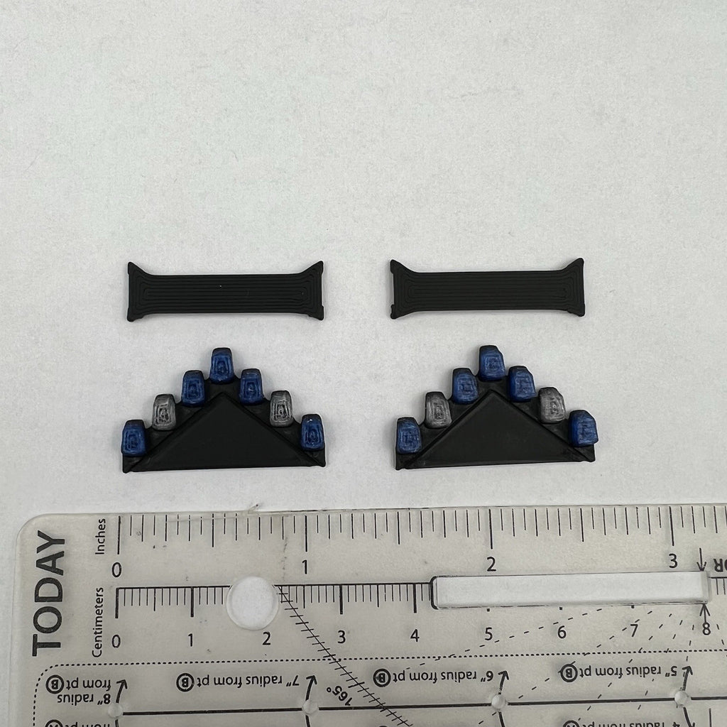 2 Pack 1/43 Blue Vector Vision Lightbar FHP Florida Highway Patrol Police1