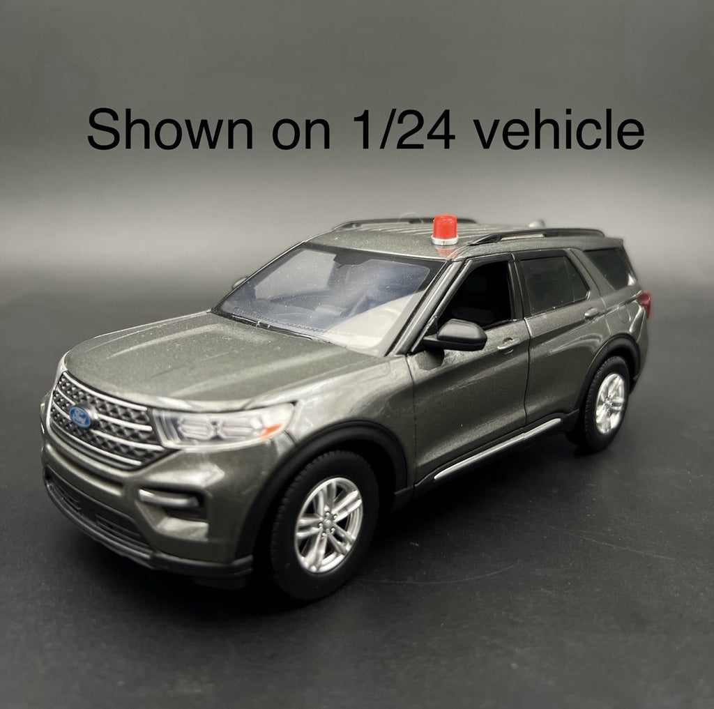 2 Pack 1/32 1/24 Hallow Red Beacon Strobe Fire Police Ambulance EMS 1/34 1/257