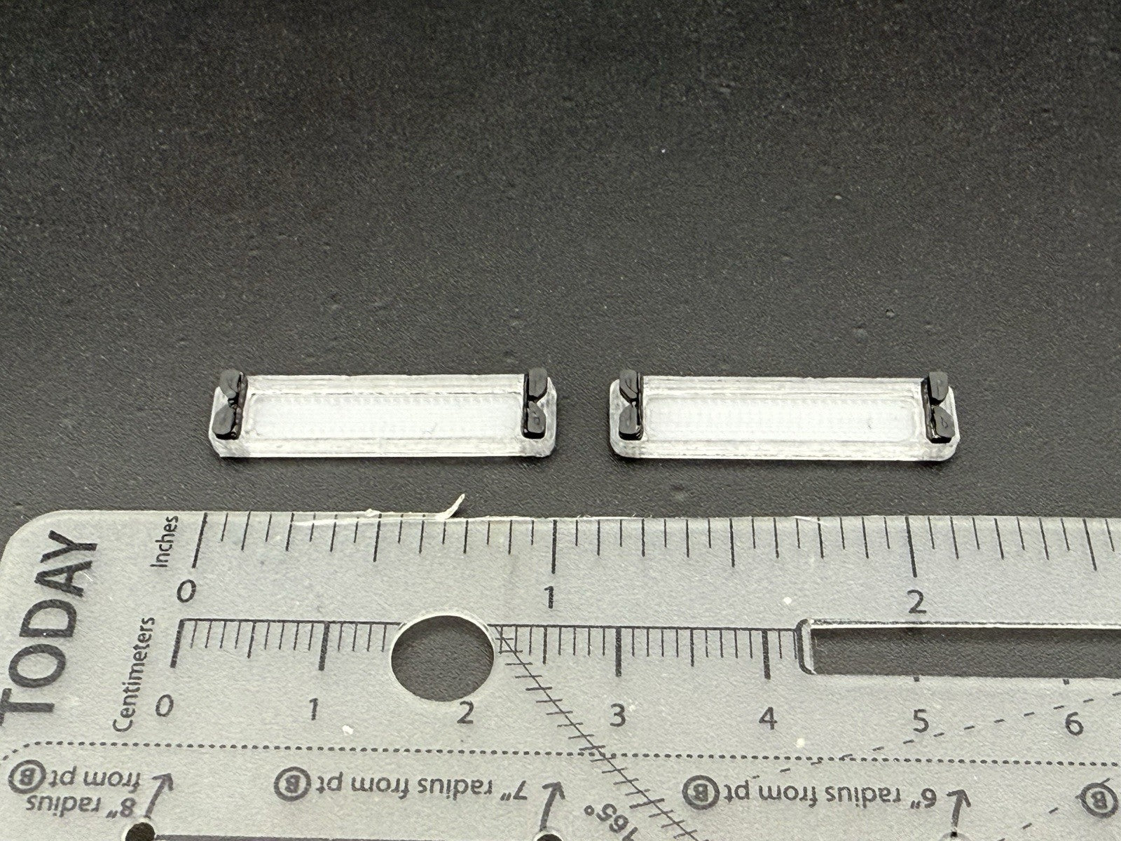 2 Pack 1/43 LED Compatible Sedan Length Whelen Gray Top Lightbar O Scale Police1