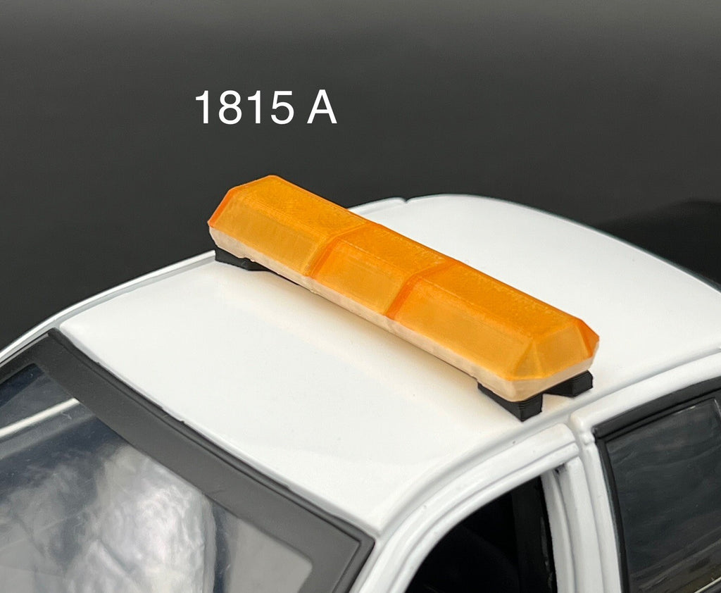 1/18 Scale Amber Code 3 MX7000 Lightbar W/ Internal Lens Security Work Park0