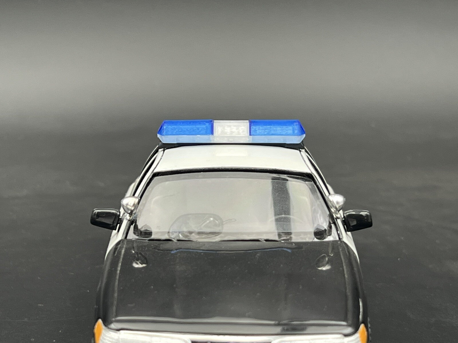 1/24 25 Scale Clear Blue Code 3 MX7000 Lightbar W Internal Lens Police Sheriff5