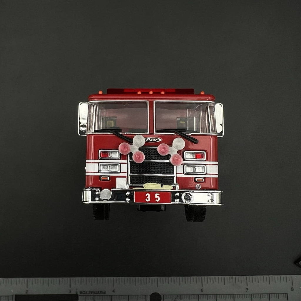 2 Pack 1/64 Roto Ray Red Clear Emergency Light Code 3 Fire Truck Engine Ladder3