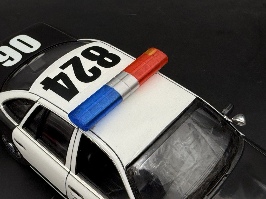 1/32 AeroDynic Lightbar 240 Robert Los Angeles Sheriff Blue Red Police CHP9