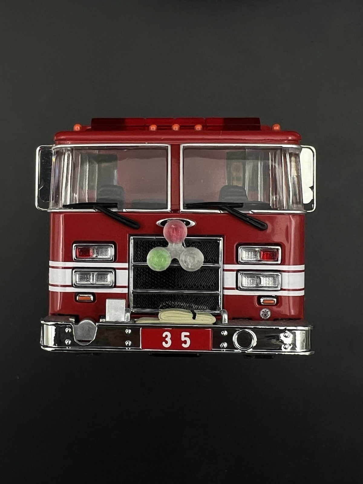 2 Pack 1/50 Roto Ray Green Clear Red Code 3 Fire Truck Chicago Illinois 5020GCR1