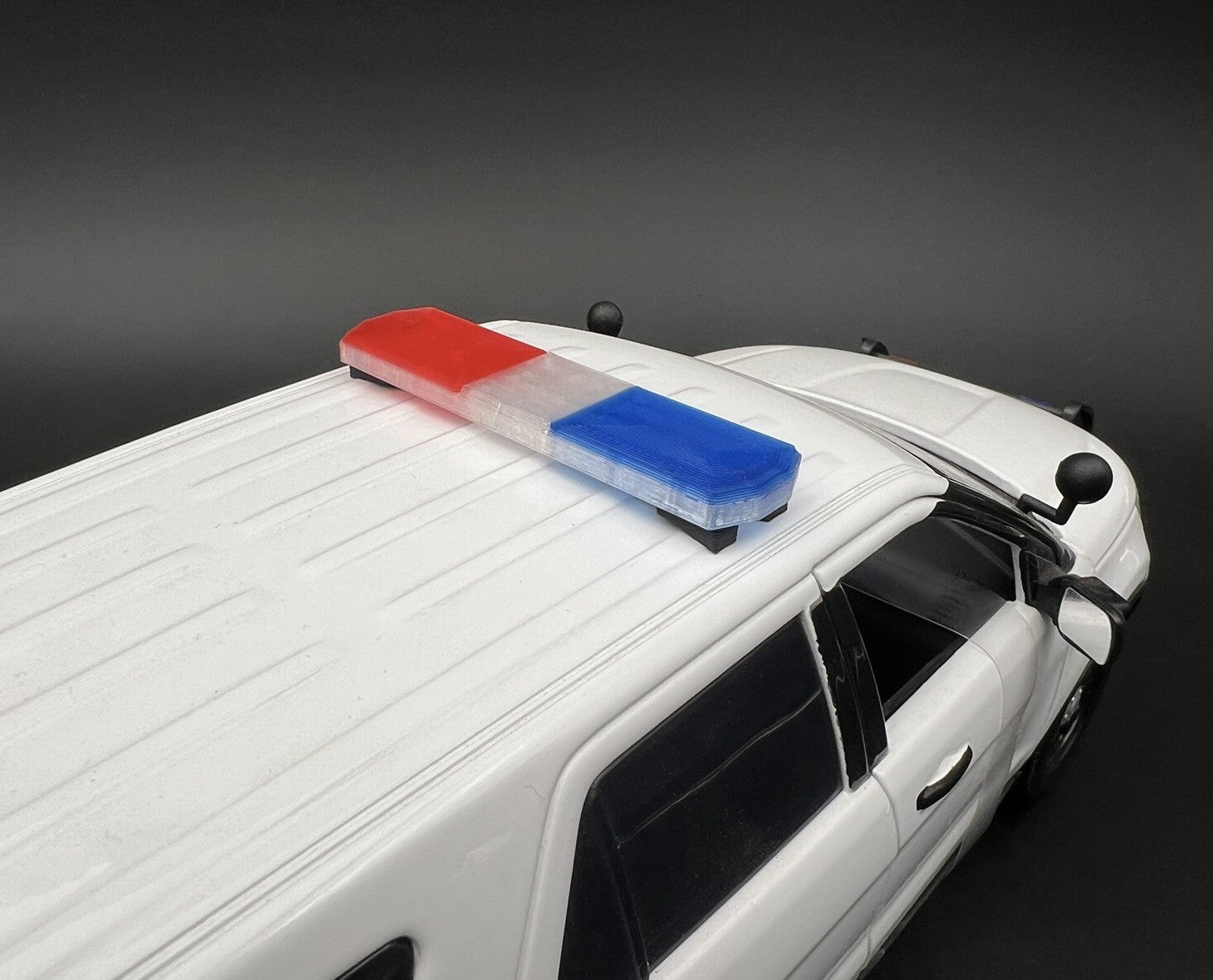 1/18 Scale Model PCB Compatible Code 3 2700 Lightbar Blue Red Police 1813PCBBCR8