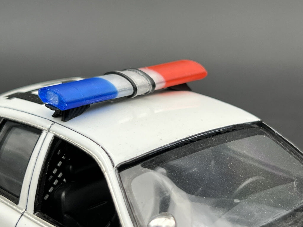 1/24 25 LED Ready Jetstrobe Jetstream Lightbar Blue Red Clear Police Sheriff10