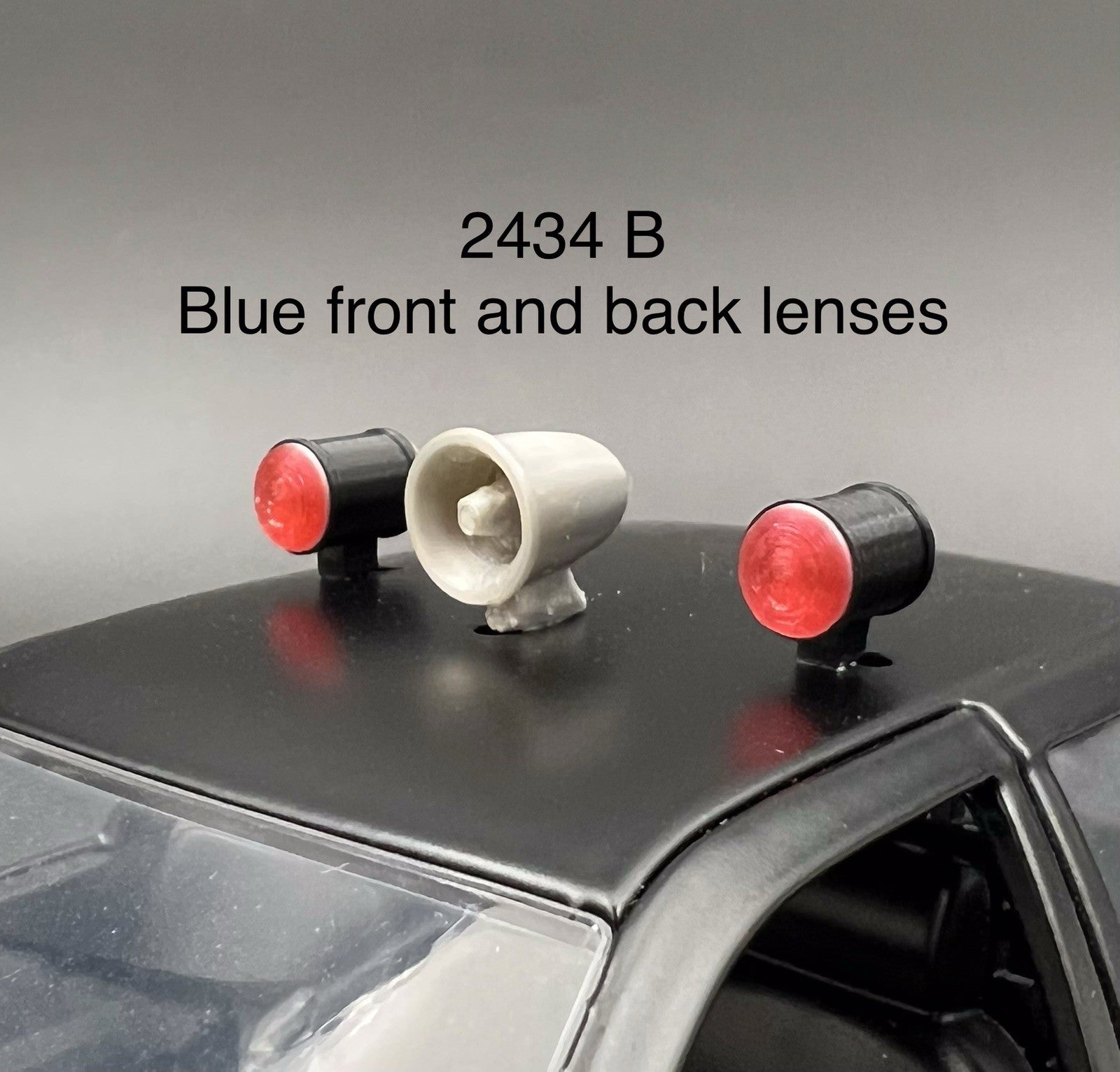 1/24 1/25 Scale Model Blue Can Lights Siren Police 2434B0