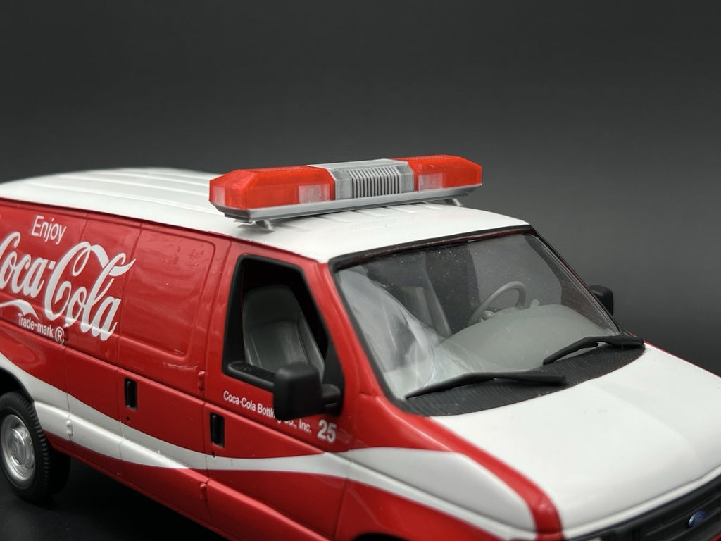 1/24 Red XL Extra Wide Smith Wesson 8780 8880 8980 Lightbar Fire Engine Truck8