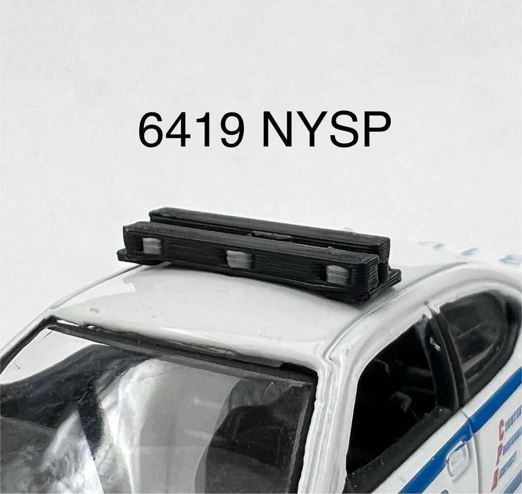 1/64 NYSP (Down) High Riser Lightbar New York State Police Highway Patrol0