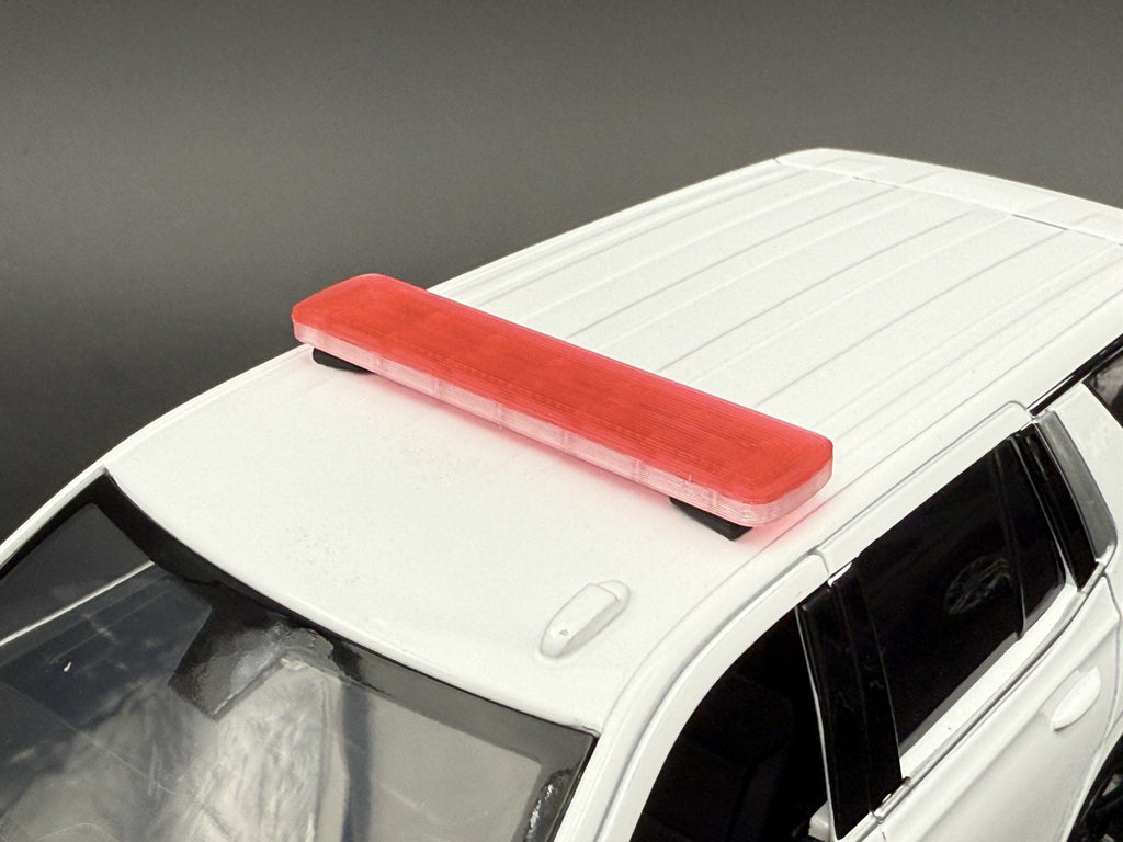 1/24 25 Scale Model LED Compatible Tahoe Width XL Legend Lightbar Red 2430R8