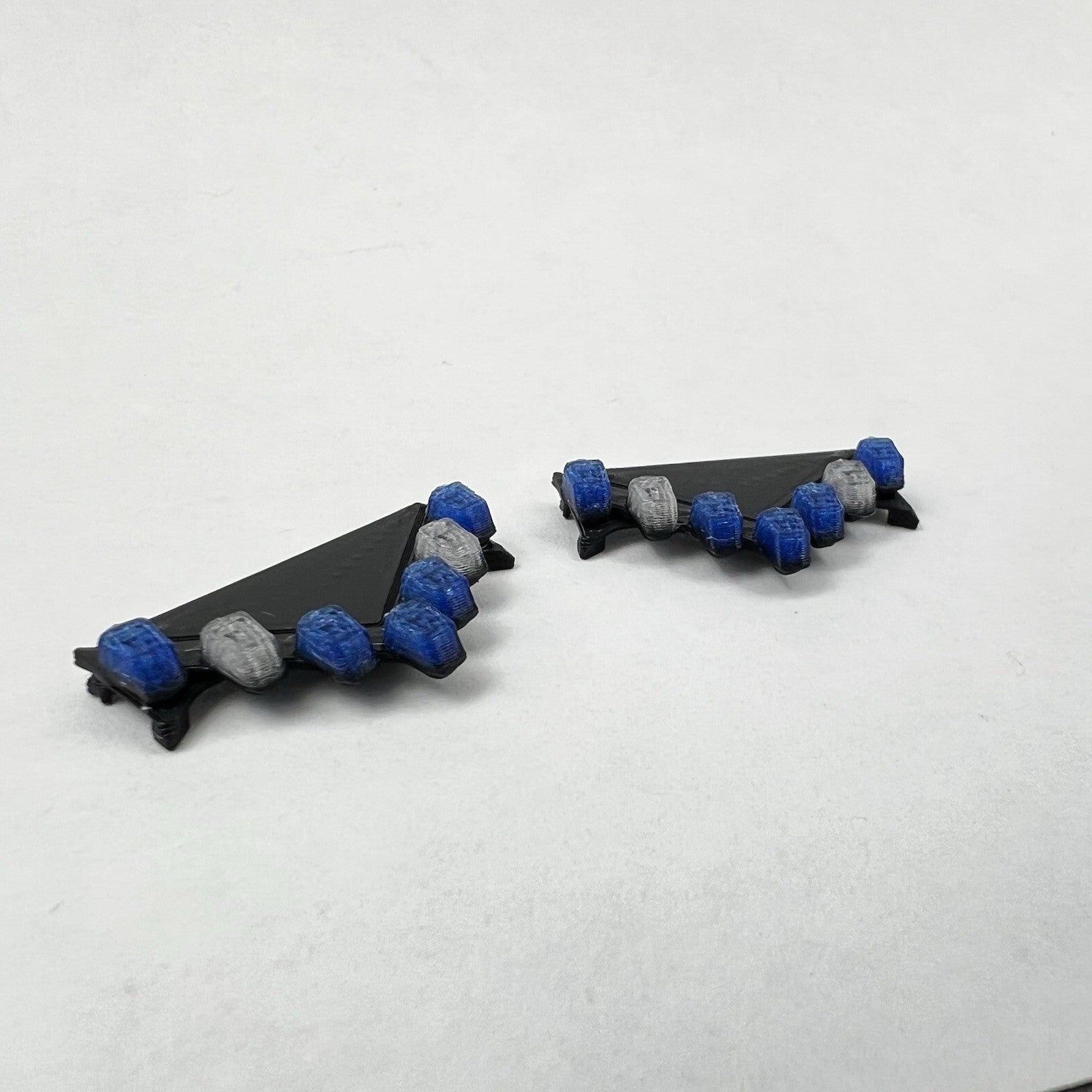 2 Pack 1/43 Blue Vector Vision Lightbar FHP Florida Highway Patrol Police2