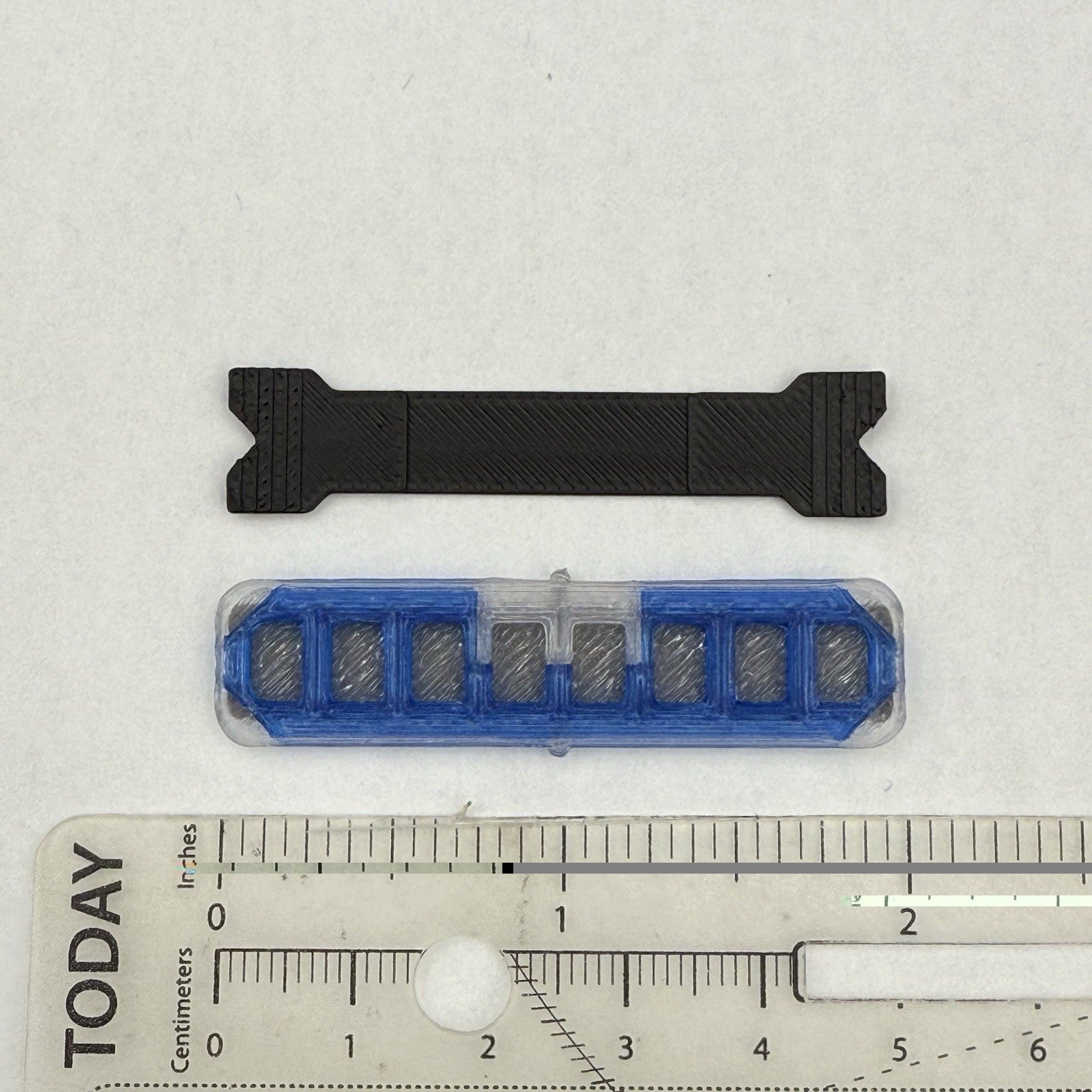 1/24 25 Scale Model LED Ready Whelen Liberty II Blue Police Lightbar 2449B12
