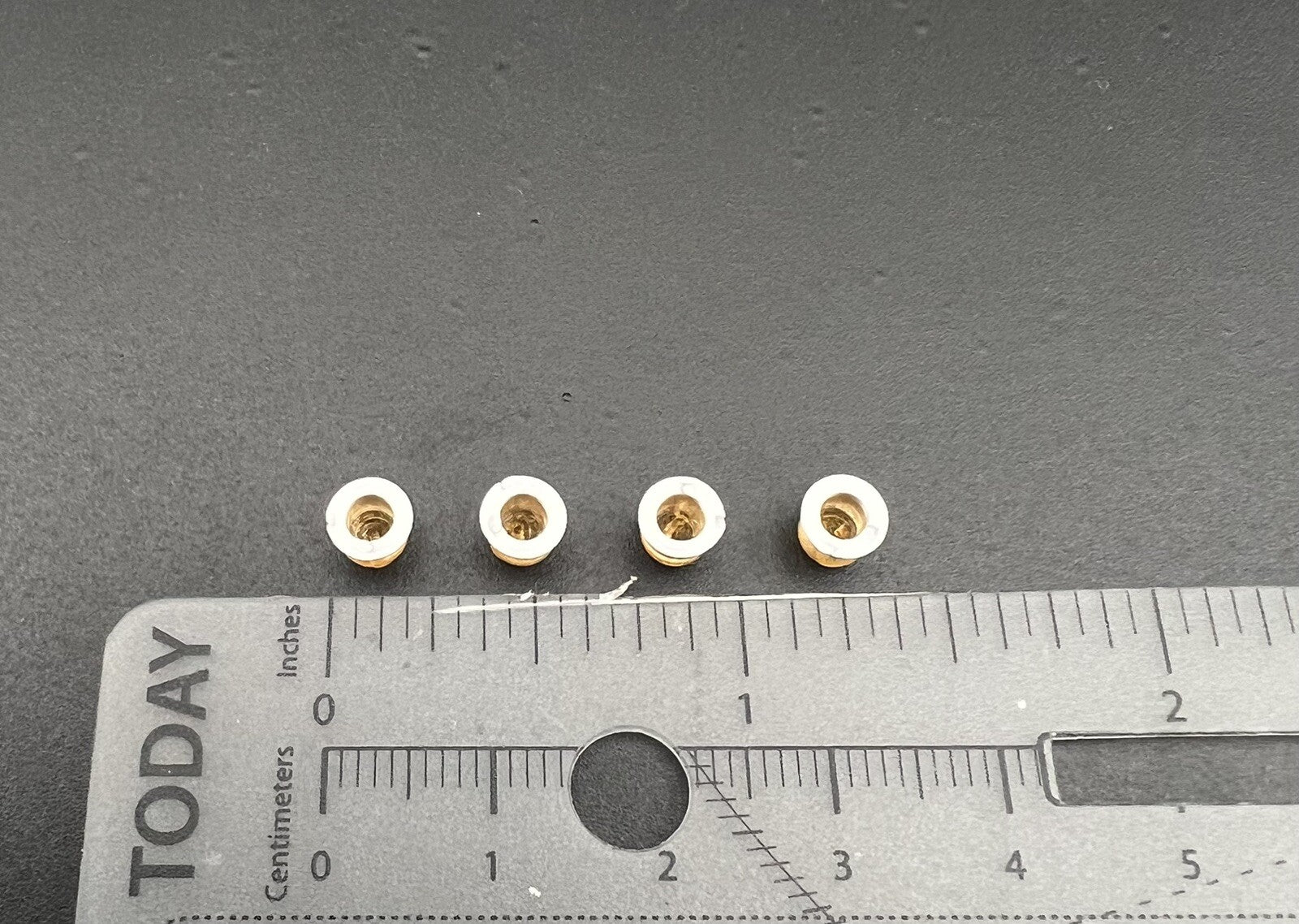 4 Pack 1/50 Amber Vintage Beacon Strobe Light TWH WSI First Gear Peterbilt Truck1