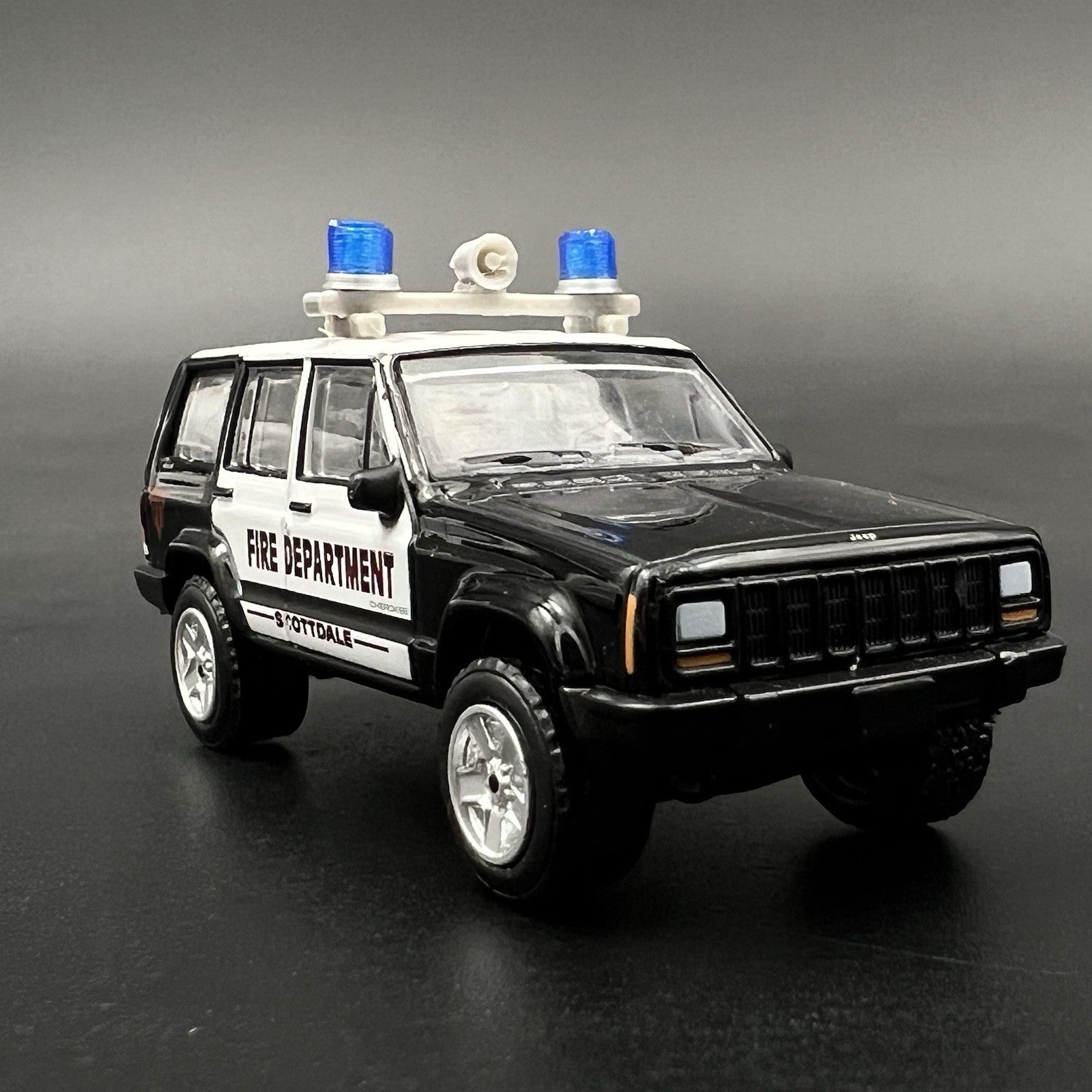 2 Pack 1/64 Blue Mars Skybolt Beacon Lightbar Siren Speaker Police Sheriff2