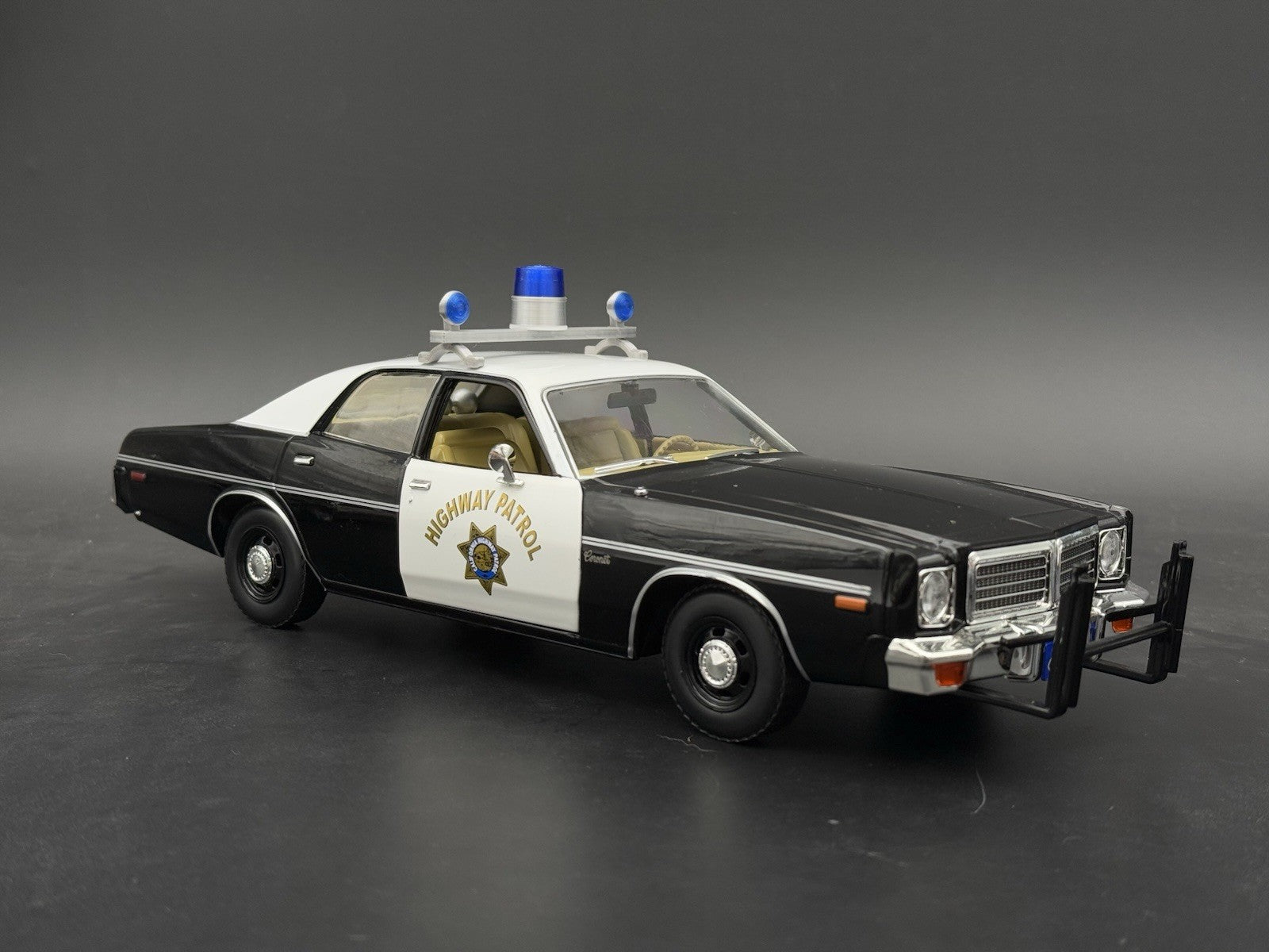 1/24 Scale Model Visibar CJ 184 284 Blue Beacon Lollipop Police Light 2456BBB10