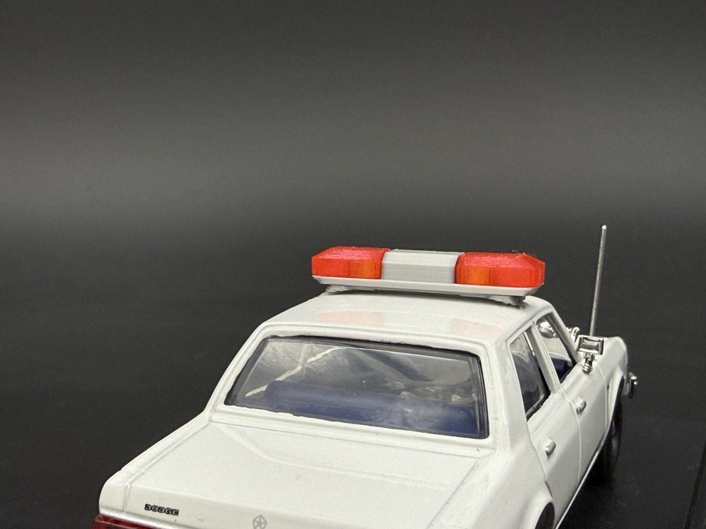 2-Pack 1/43 Scale Model Red Amber Flasher Smith Wesson 8880 Lightbar 4343R7
